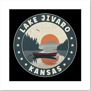 Lake Jivaro Kansas Sunset Posters and Art